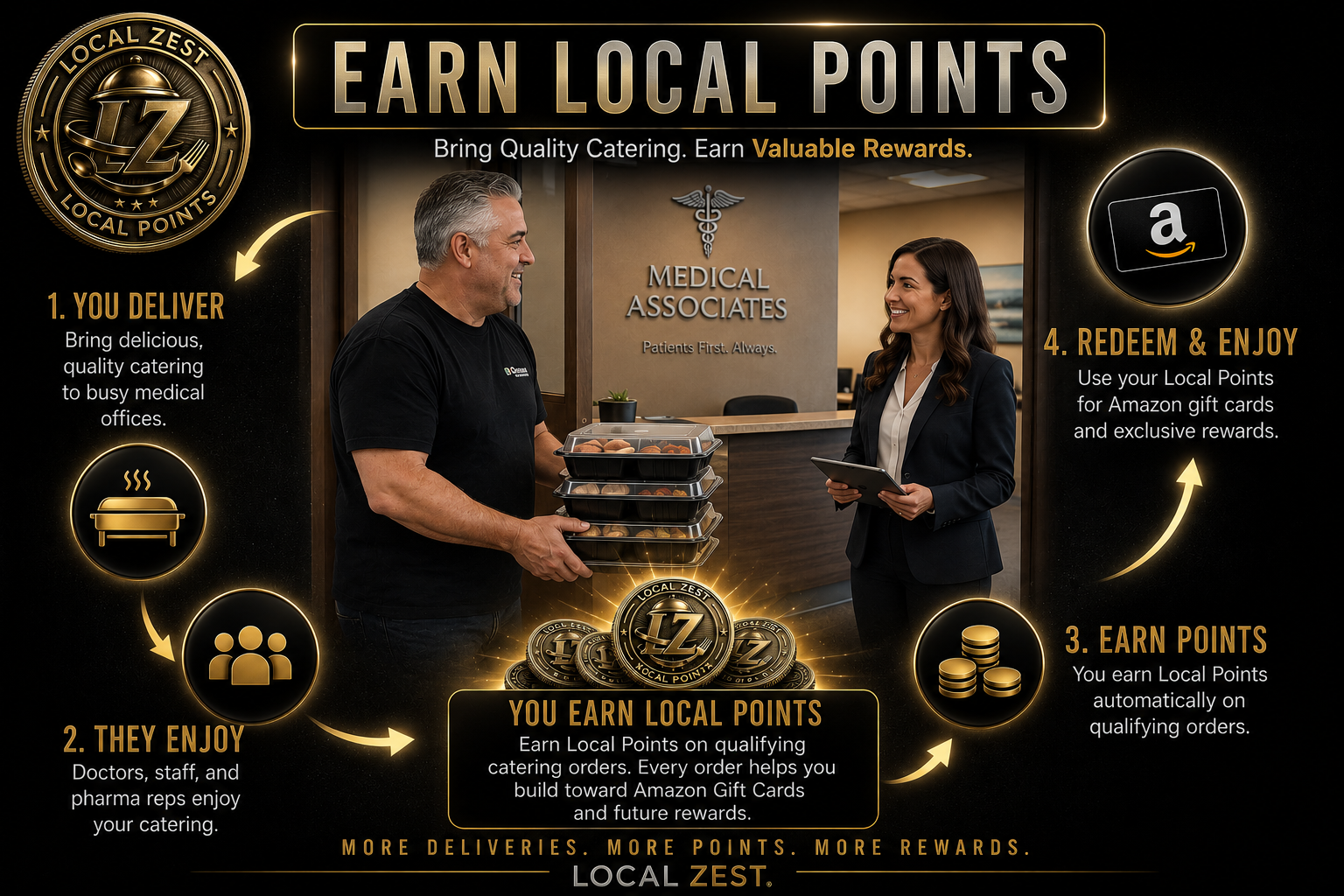 Earn Local Points with Local Zest catering orders